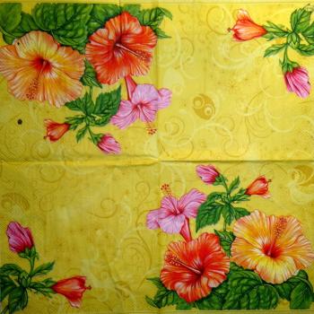 079 Lilien - 3-lagig(gelb) - Maki
